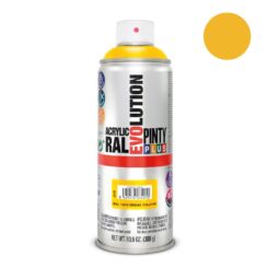 Tinta acrílica spray evolution 520 CC RAL 1003 amarelo sinal 300 g