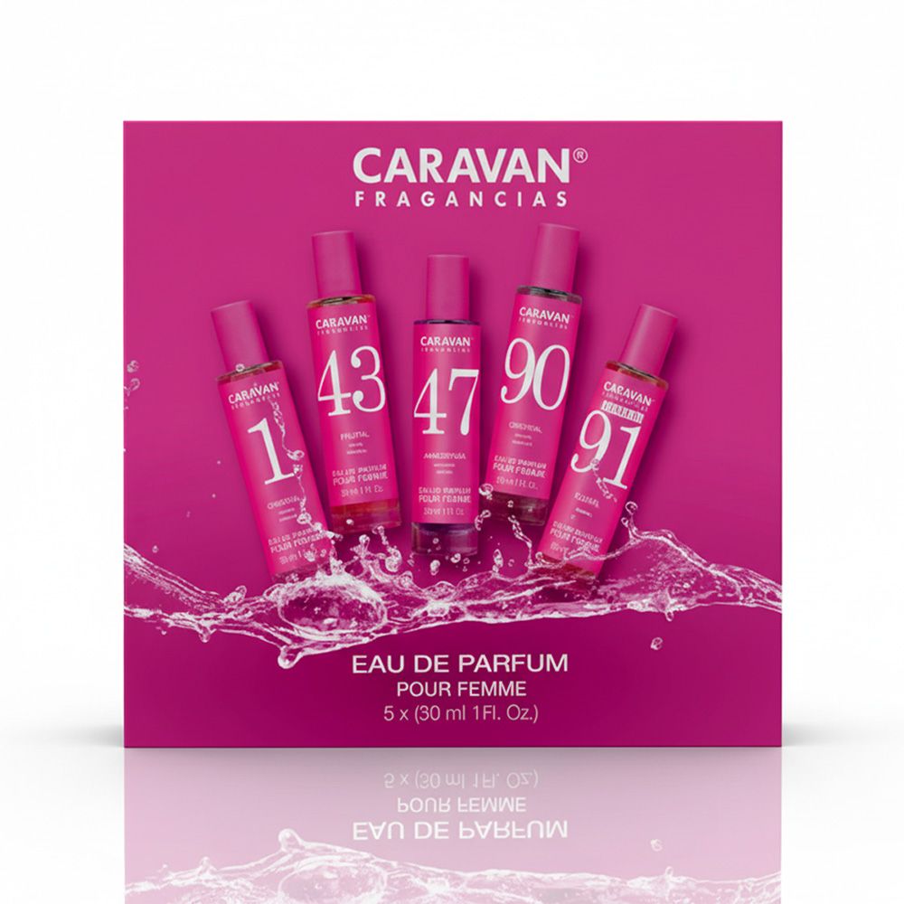 Discovery conjunto 5 fragrâncias caravan, 30 ml
