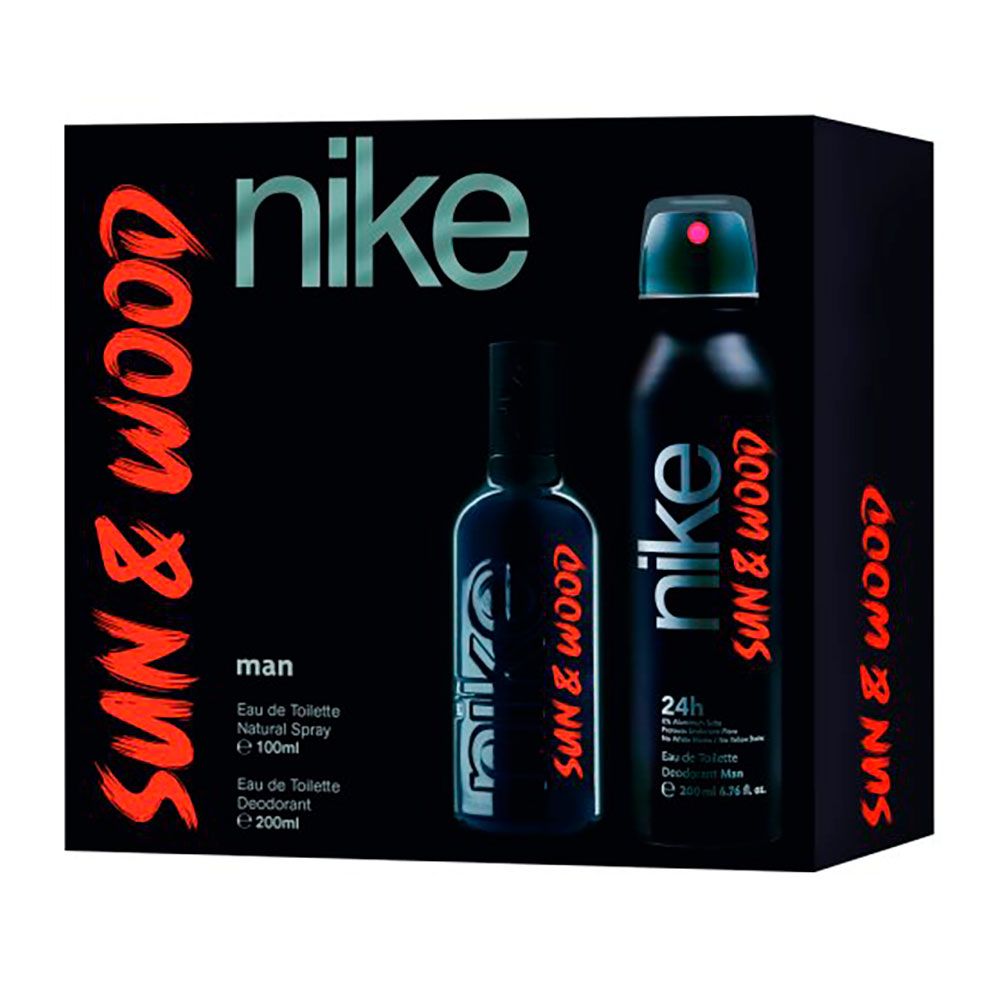 Conjunto de colônia MAN SUN & wood 100 ml + desodorante spray 200 ml