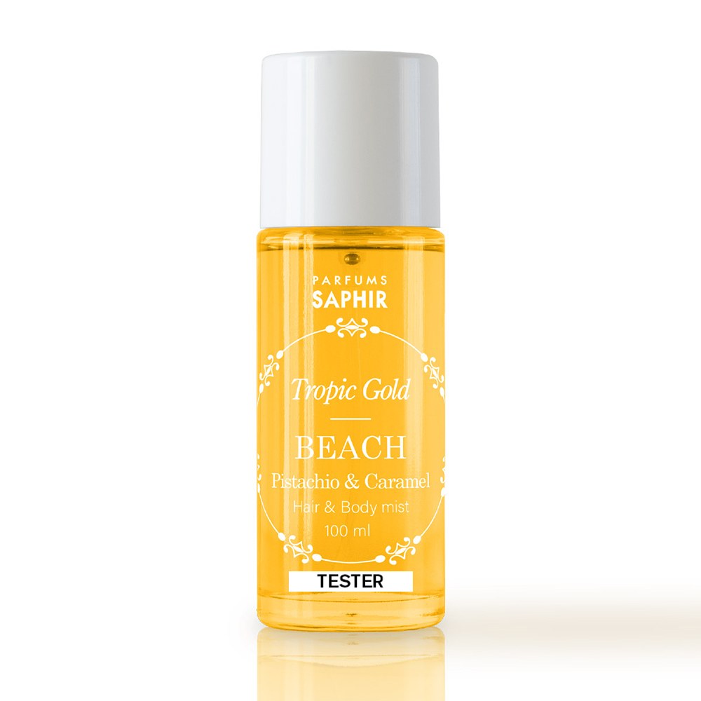 Tester hair&body mist, beach, pistachio&caramel, 100 ml