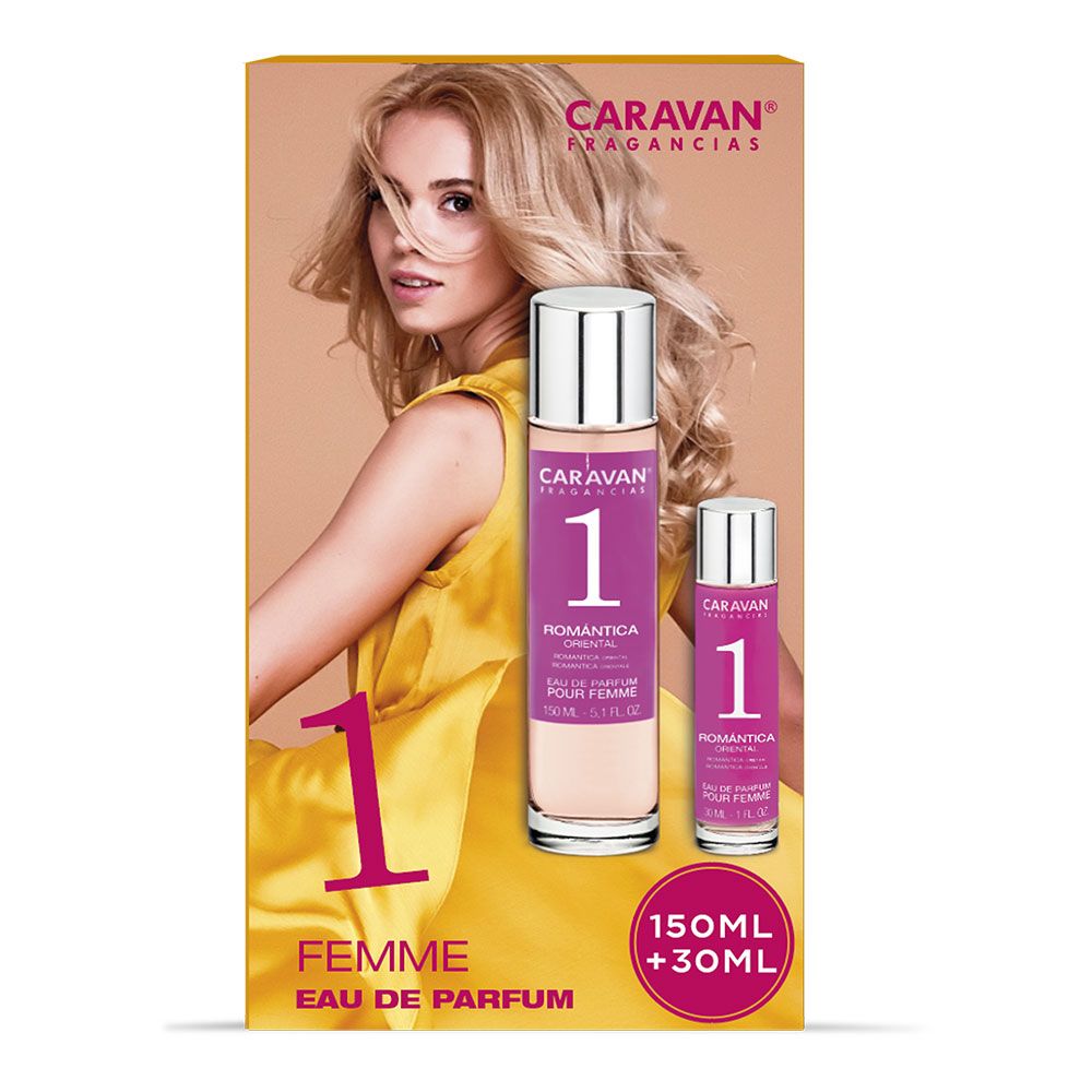 Estojo EAU de parfum caravan N° 1, 150 + 30 ml senhora