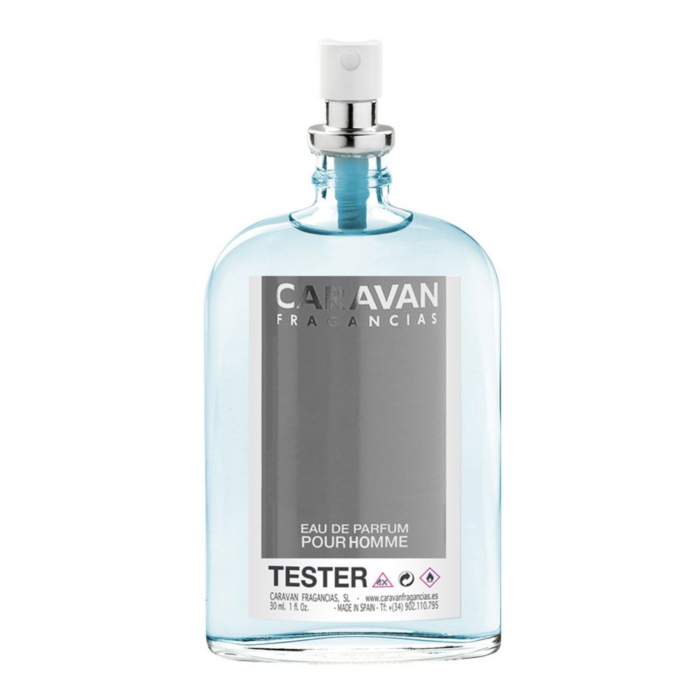 Tester 30ml caravan EDP CRO nº 11 homem grátis pela compra de 4 unid. da fragância correspondente ao tester