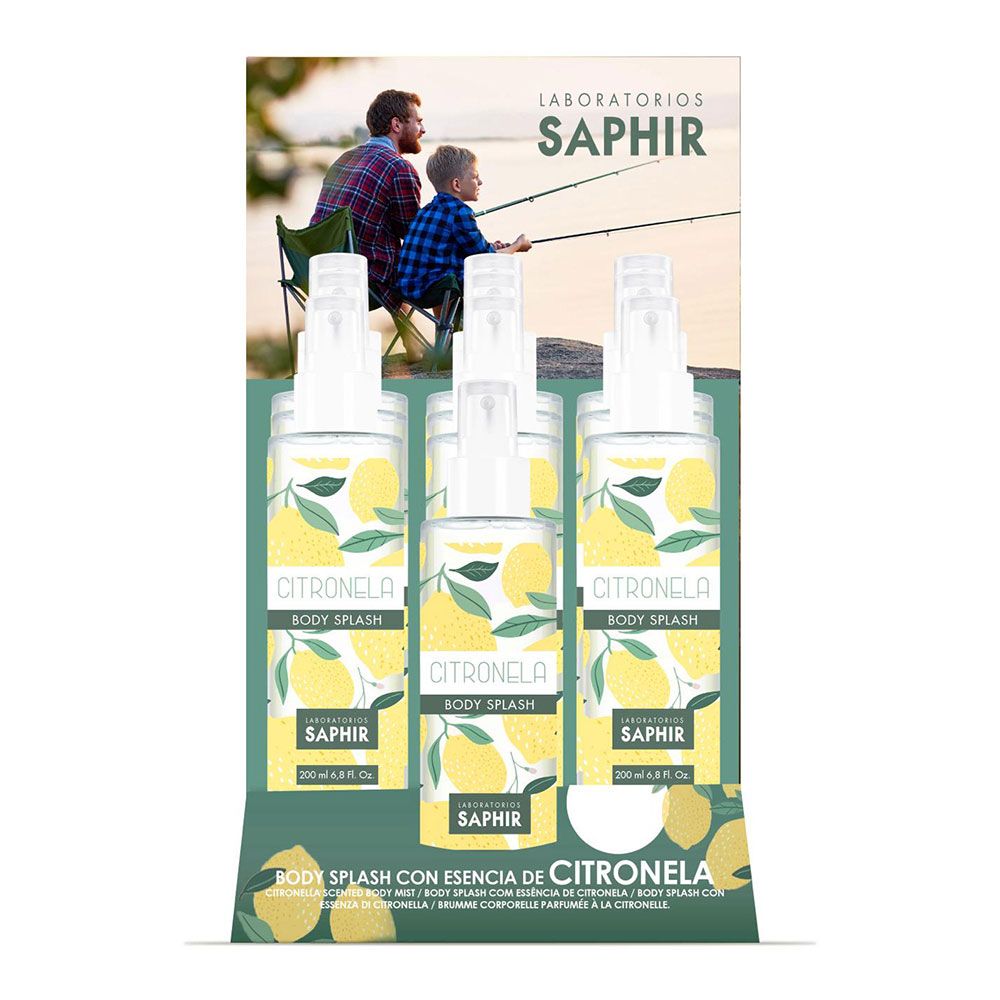 Expositor de mesa com 12 unidades de citronela saphir (REF. 97813)