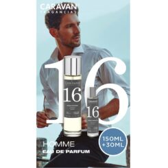 Estojo EAU de parfum caravan N° 16, 150 + 30 ml senhor
