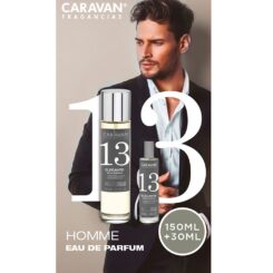Estojo EAU de parfum caravan N° 13, 150 + 30 ml senhor