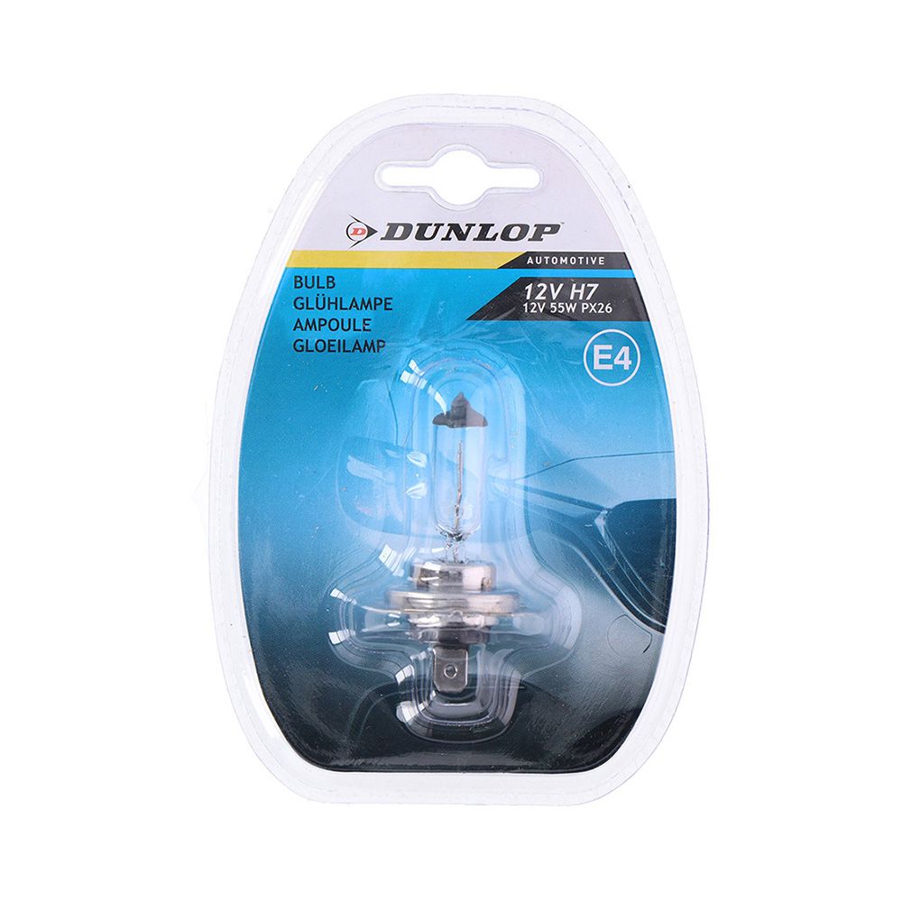 Lampada para automovel 12V H7 55W dunlop