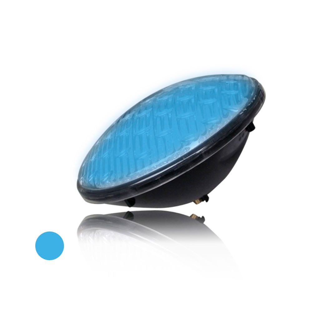 Lâmpada de piscina LED PAR56 15W 1300lm LUZ azul IP68 Ø17,6x6cm EDM