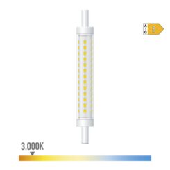 Lâmpada linear LED 118 mm, R7s, 8 W, 900 LM, 3000 K LUZ quente, regulável, Ø15 x 118 mm