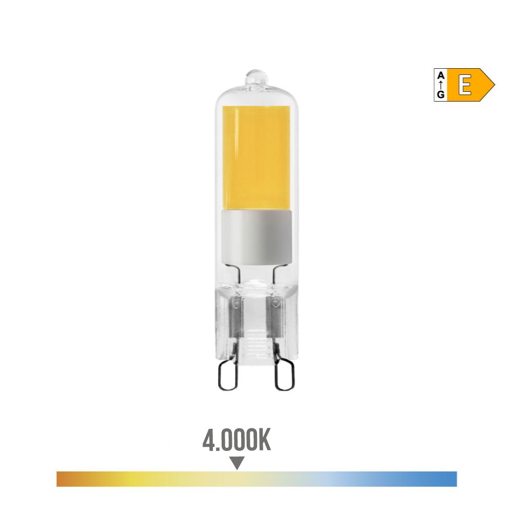 Lâmpada G9 LED 5W 575lm 4000K LUZ DIA vidro EDM