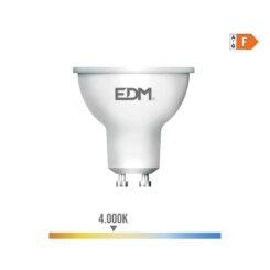 Lâmpada dicroica LED gu10 5 w 450 lm 4000 k luz neutra ø5 x 5,5 cm