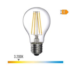 Lâmpada standard com filamento de LED E27 6W 800lm 3200K LUZ quente Ø6x10,6cm EDM