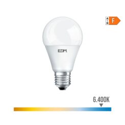 Lâmpada standard LED E27 7W 600lm 6400K LUZ fria Ø6x10,8cm EDM