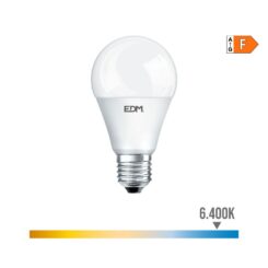 Lâmpada standard LED E27 15W 1521lm 6400K LUZ fria Ø6x11cm EDM