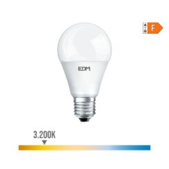 EDM Lâmpada led e27 padrão 15 w 1521 lm 3200 k luz quente ø6 x 11 cm