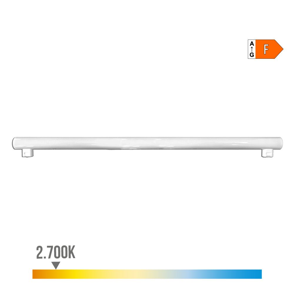 Lâmpada LED linestra 2 casquilhos S14S 18W 1800lm 2700K LUZ quente 1000x30x47mm EDM