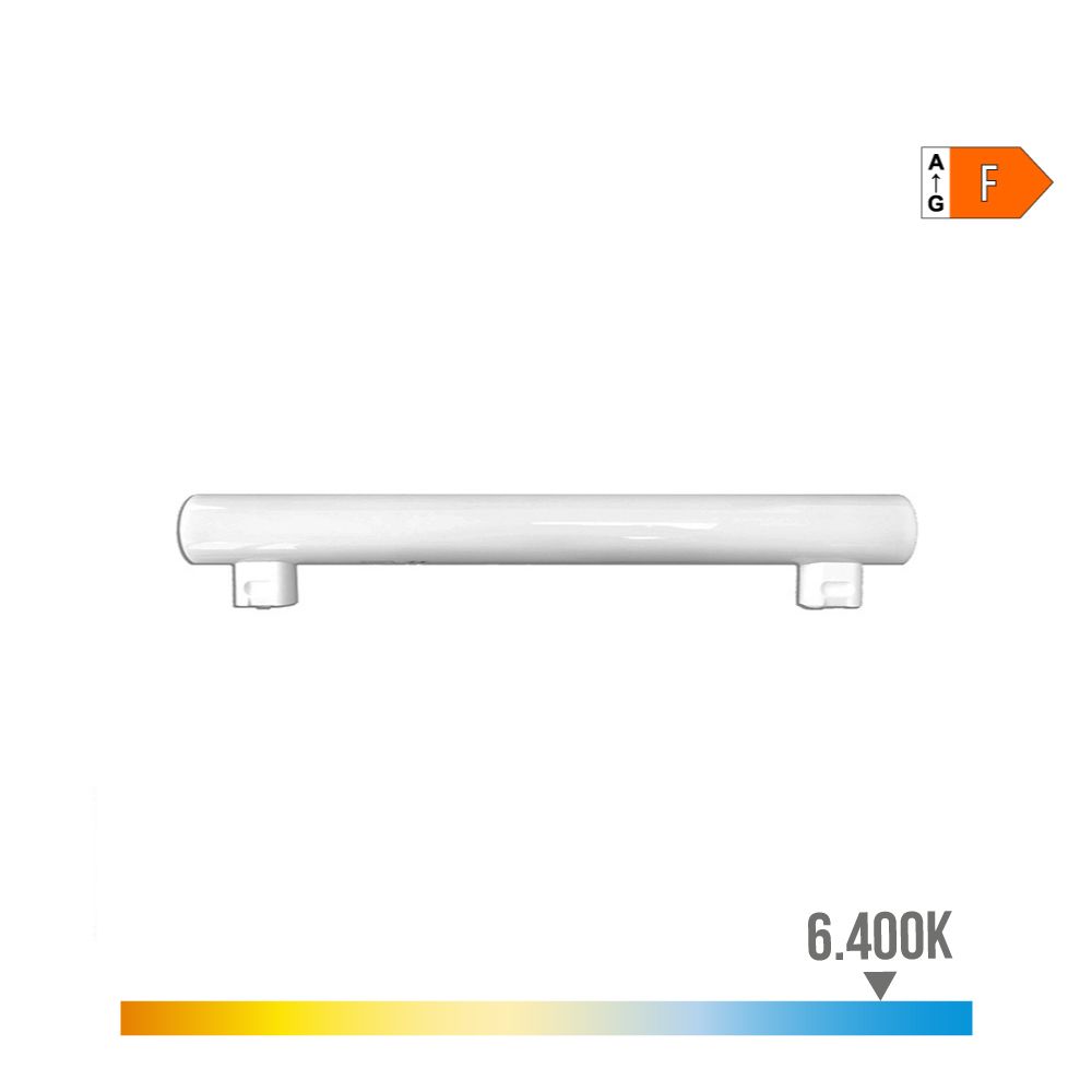 Lâmpada LED linestra 2 casquilho S14S 7W 750lm 6400K LUZ fria 300x30x47mm EDM