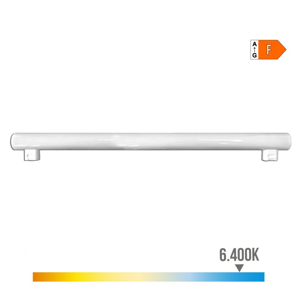 Lâmpada LED linestra 2 casquilhos S14S 9W 950lm 6400K LUZ fria 500x30x47mm EDM
