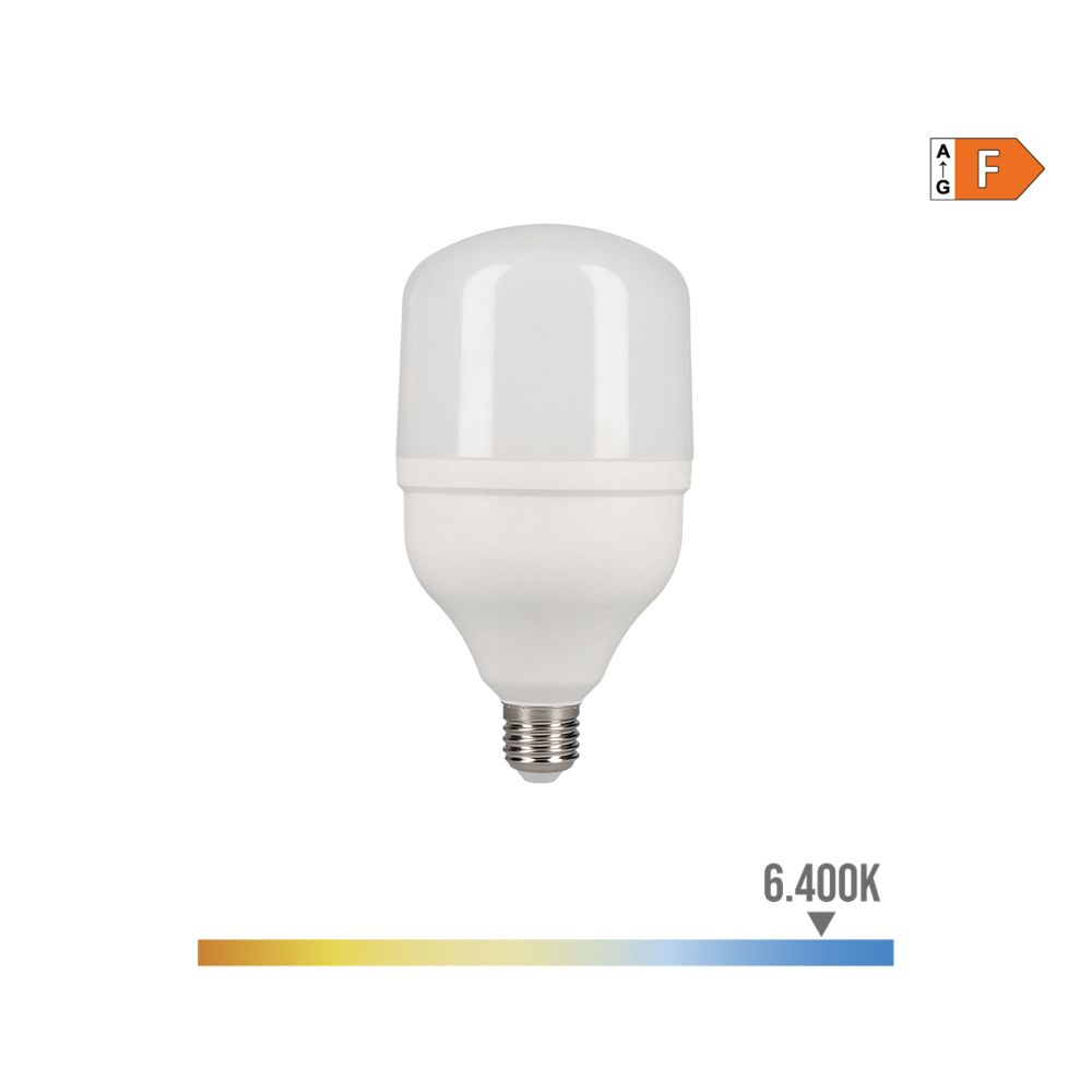 Lâmpada LED industrial E27 20W 2045lm 6400K LUZ fria Ø8x16,5cm EDM