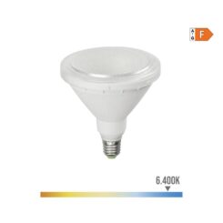 EDM Par38 led e27 lâmpada 15w 1510lm 6400k luz fria ip64 ø12x13,8cm