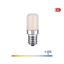 Lâmpada tubular LED E14 3W 250lm 6400K LUZ fria Ø1,8x5,2cm EDM