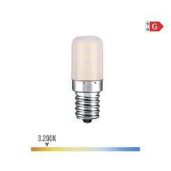 Lâmpada tubular LED E14 3W 250lm 3200K LUZ quente Ø1,8x5,2cm EDM