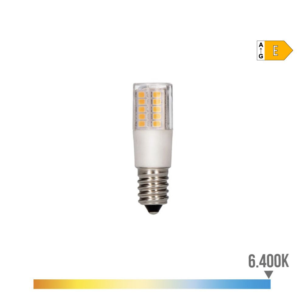Lâmpada tubular LED E14 5.5W 700lm 6400K LUZ fria Ø1.8x5.7cm EDM