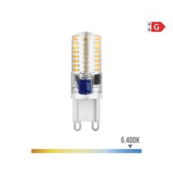 Lâmpada LED de silicone G9 2,5W 170lm 6400K LUZ fria Ø1,6x5cm EDM