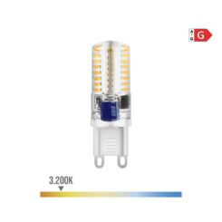 Lâmpada g9 silicone LED 2,5 w 170 lm 3200 k luz quente ø15 x 50 mm