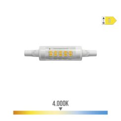 Lâmpada lineal LED 78mm R7s 5.5W 780lm 4.000K LUZ DIA Ø16x78mm EDM