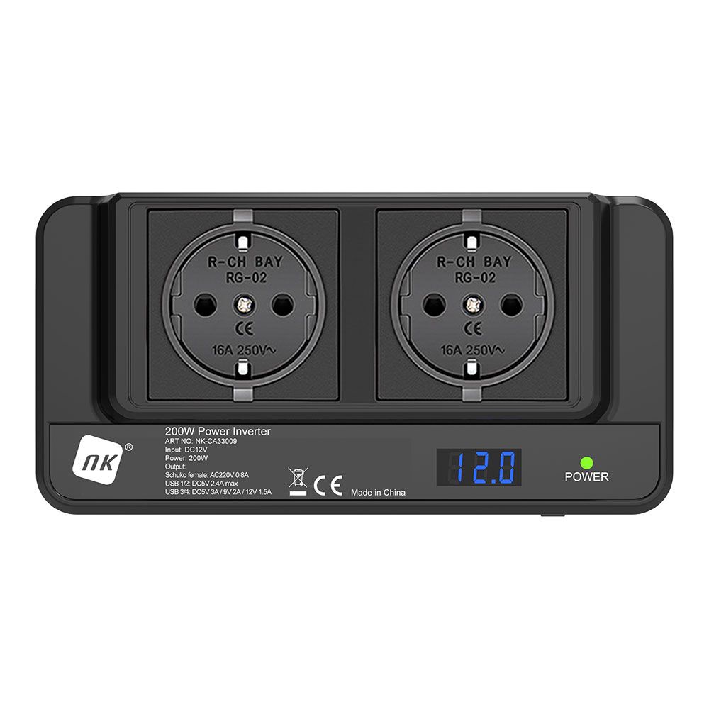 Adaptador portátil para veículos transformador 12 V - Image 2