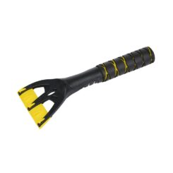Raspador de gelo, preto e amarelo, 29 x 10,4 x 4,4 cm