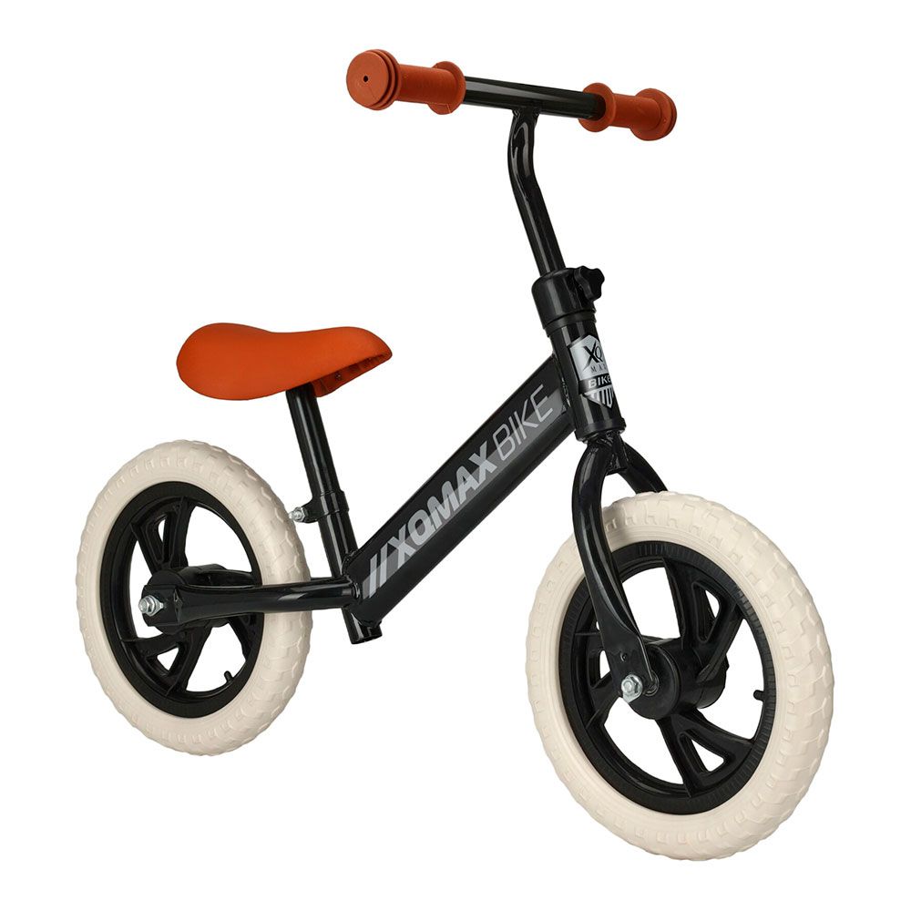Bicicleta de equilíbrio e aprendizagem para crianças, preta, máx. 40 kg