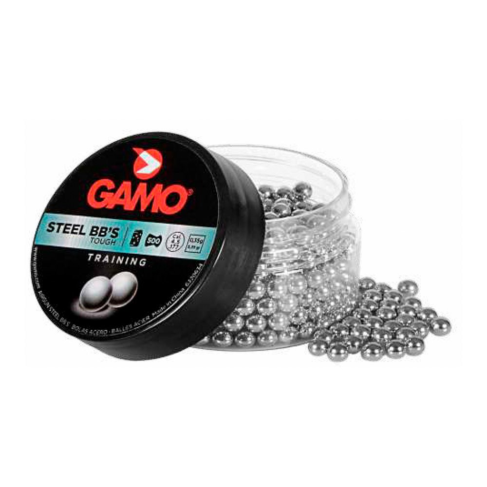 ESFERAS STEEL BBs TOUCH TRAINING CALIBRE 4,4 mm (.177) 0,35 g (5,39 gr) 500 unidades