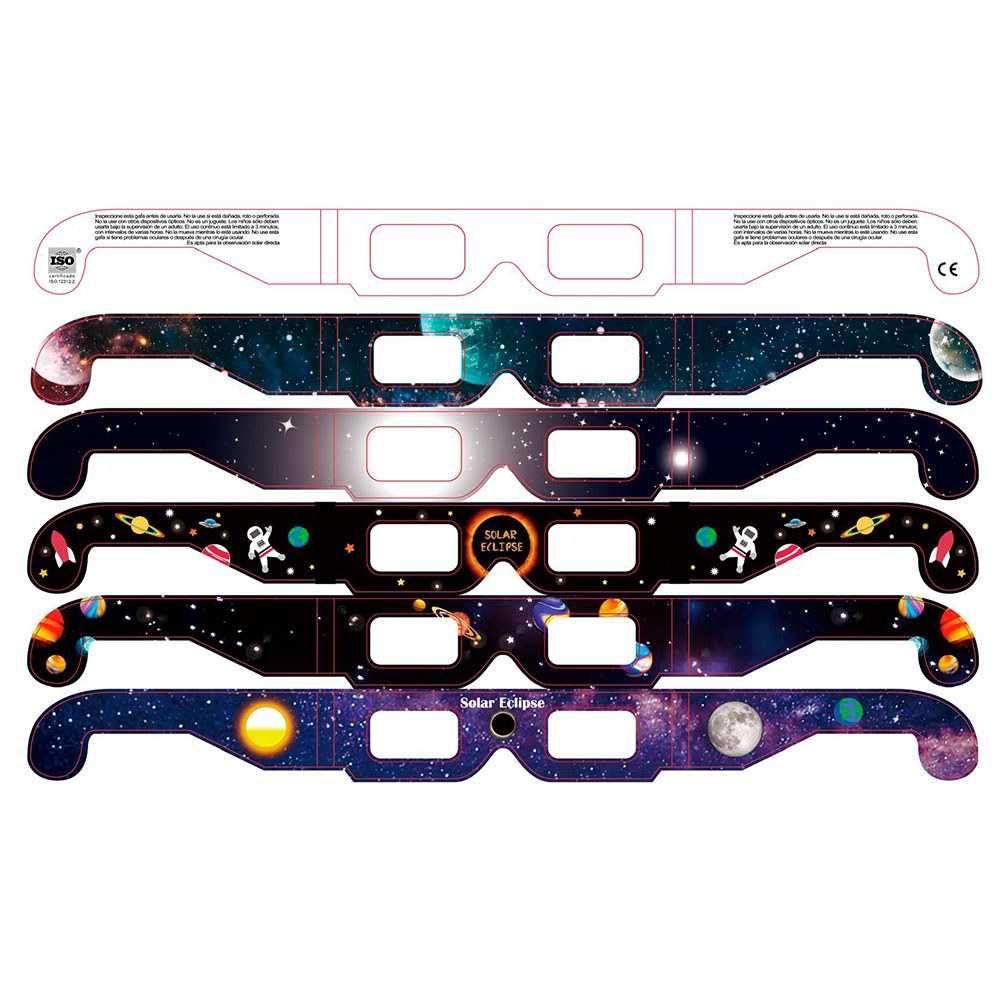 Óculos para eclipse solar, vários modelos - Image 4