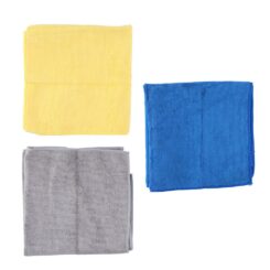 Pano de microfibra para limpeza de carros 35 x 35 cm, conjunto 3 unidades