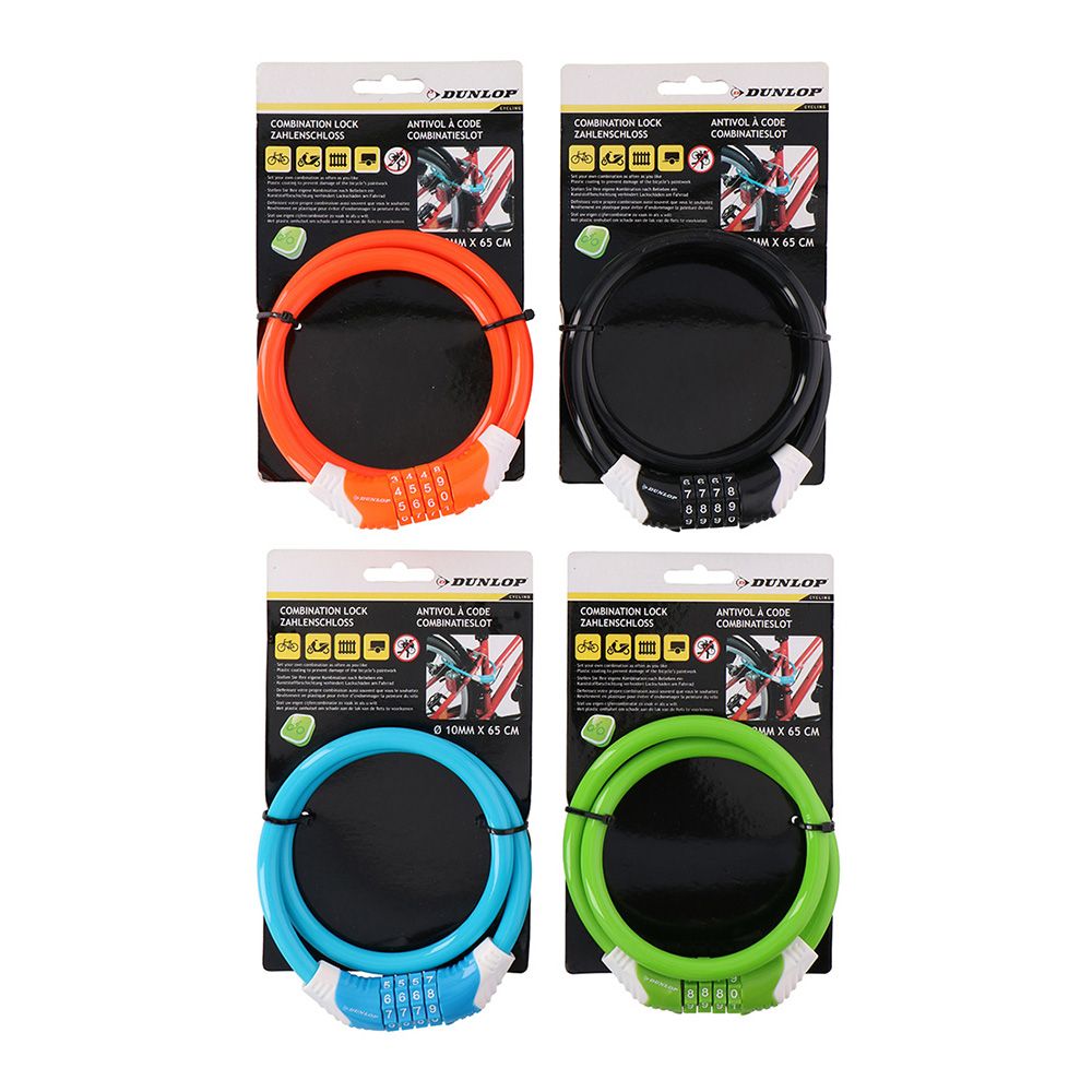 Cadeado combinado Dunlop 65cm cores / modelos variados - Image 2