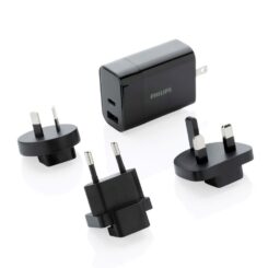 Carregador de viagem ultra rápido com acessórios philips