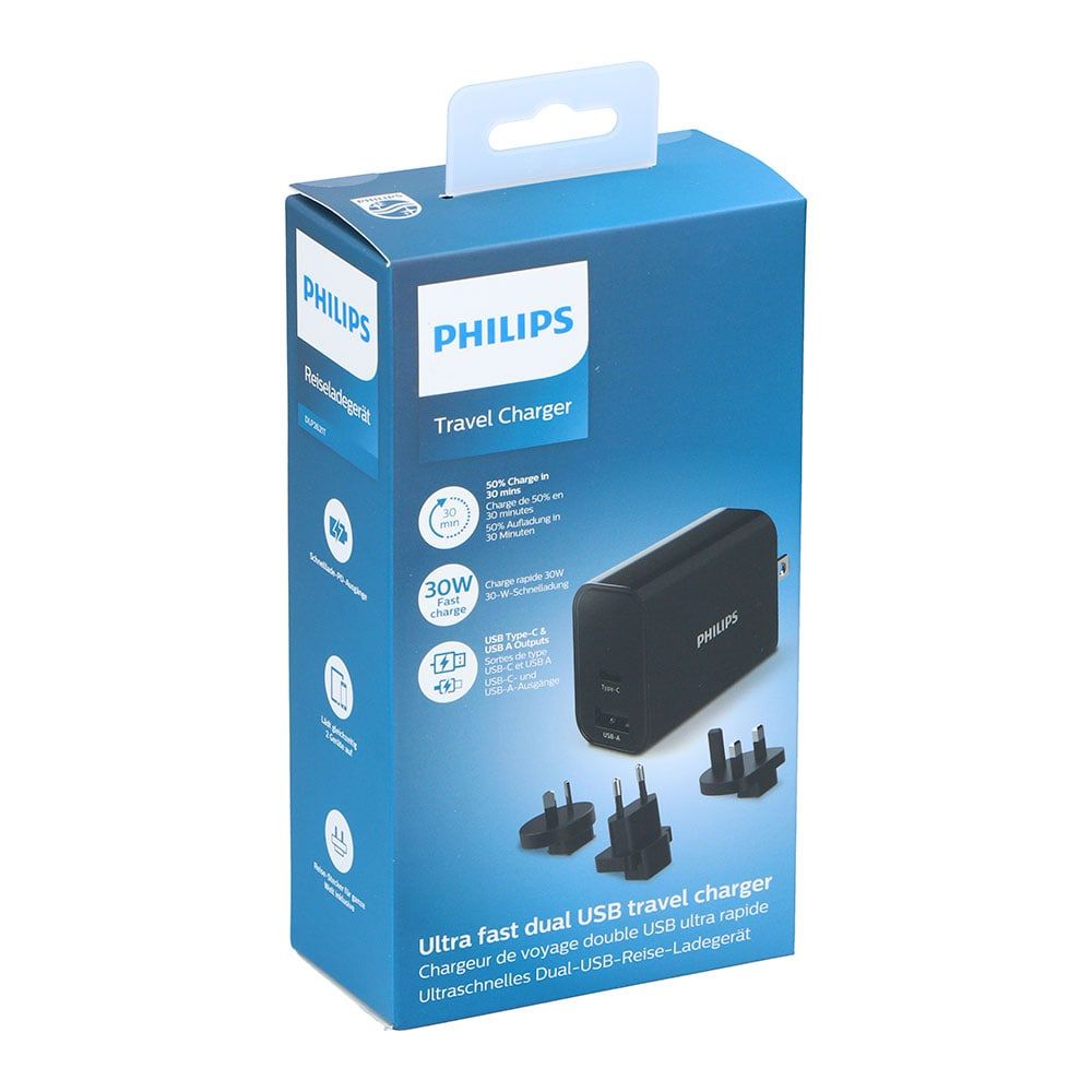Carregador de viagem ultra rápido com acessórios philips - Image 2
