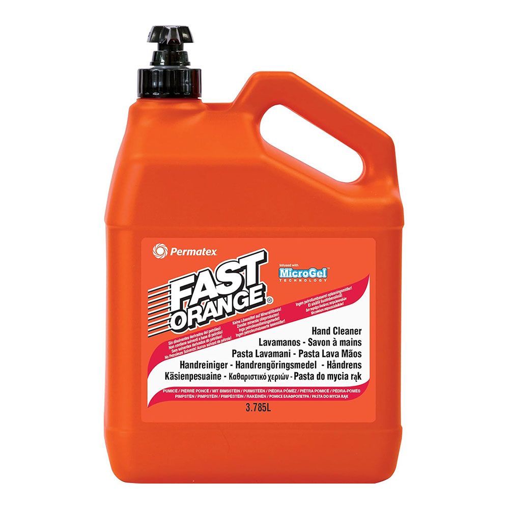 Sabão mecânico lava-mãos fast orange 3,785 l