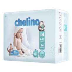 Fralda chelino T4 9-15 kg 34 UDS