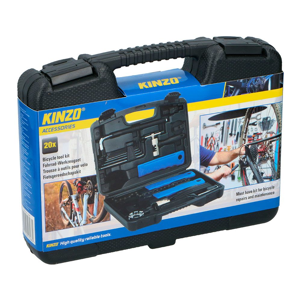 Kit de reparação e manutenção de bicicletas, 20 peças - Image 3
