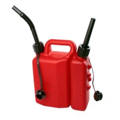 Bidão duplo com depósito de 3,5 l + 1,5 l, com 2 acessórios: 1 flexível e 1 rijo
