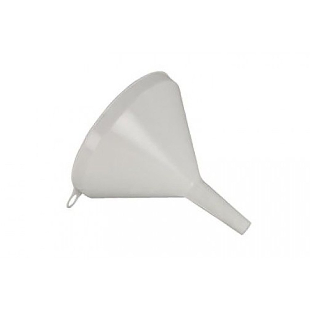 Funil de plástico com bico rígido para transfega de líquidos, Ø160 mm
