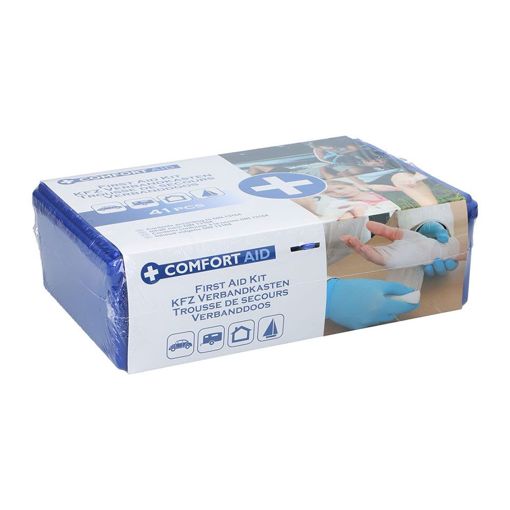 Kit de primeiros socorros 41 peças 80 x 160 x 250 mm