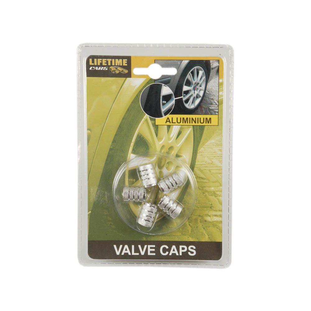 SET de 5 tampões de válvulas rodas de carro prata dunlop - Image 2