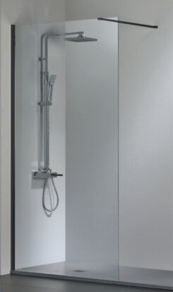 Painel de Duche Preto 120cm