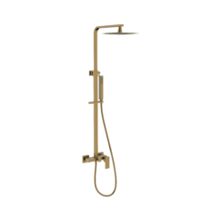 Conjunto de Duche Quadra Plus Ouro Velho