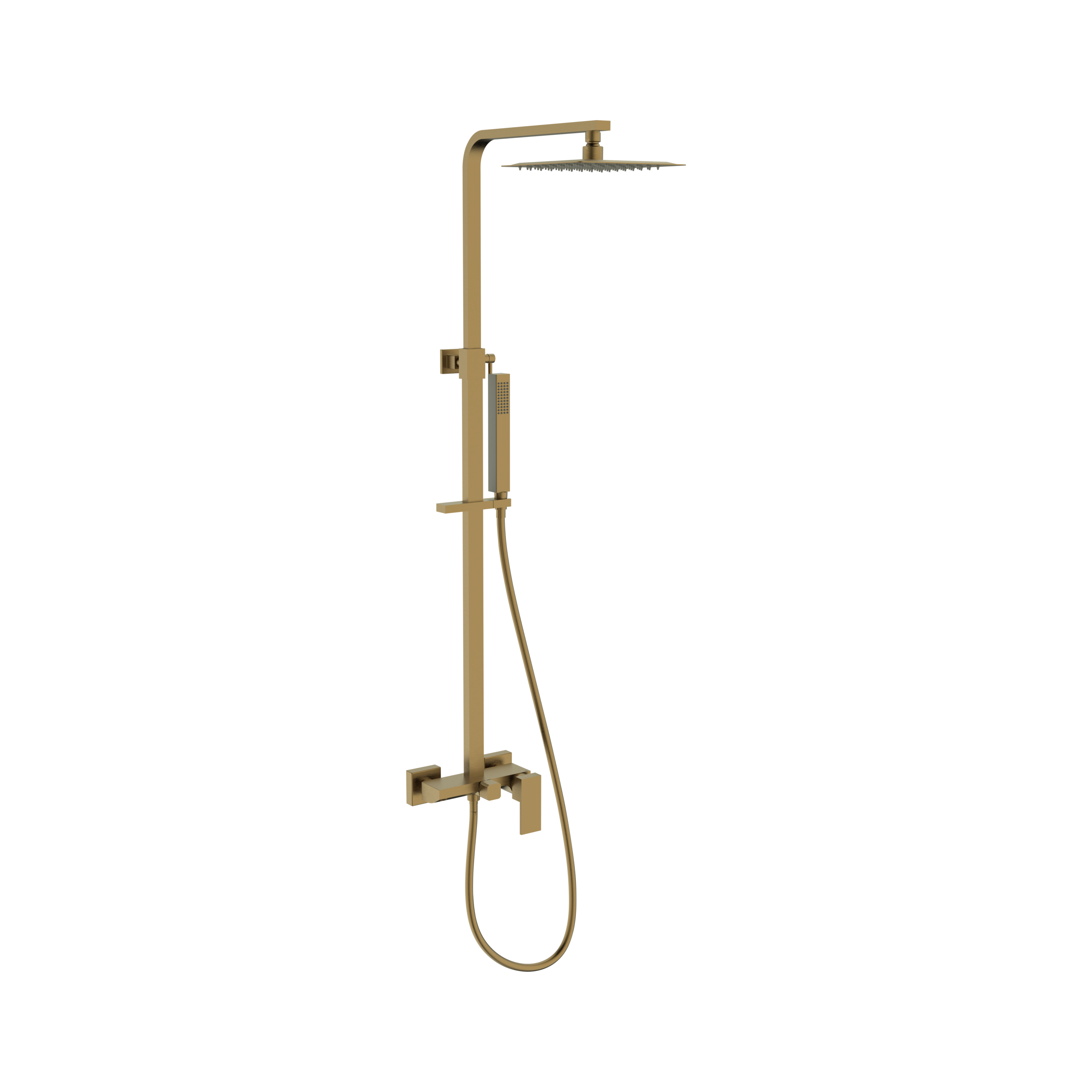 Conjunto de Duche Quadra Plus Ouro Velho