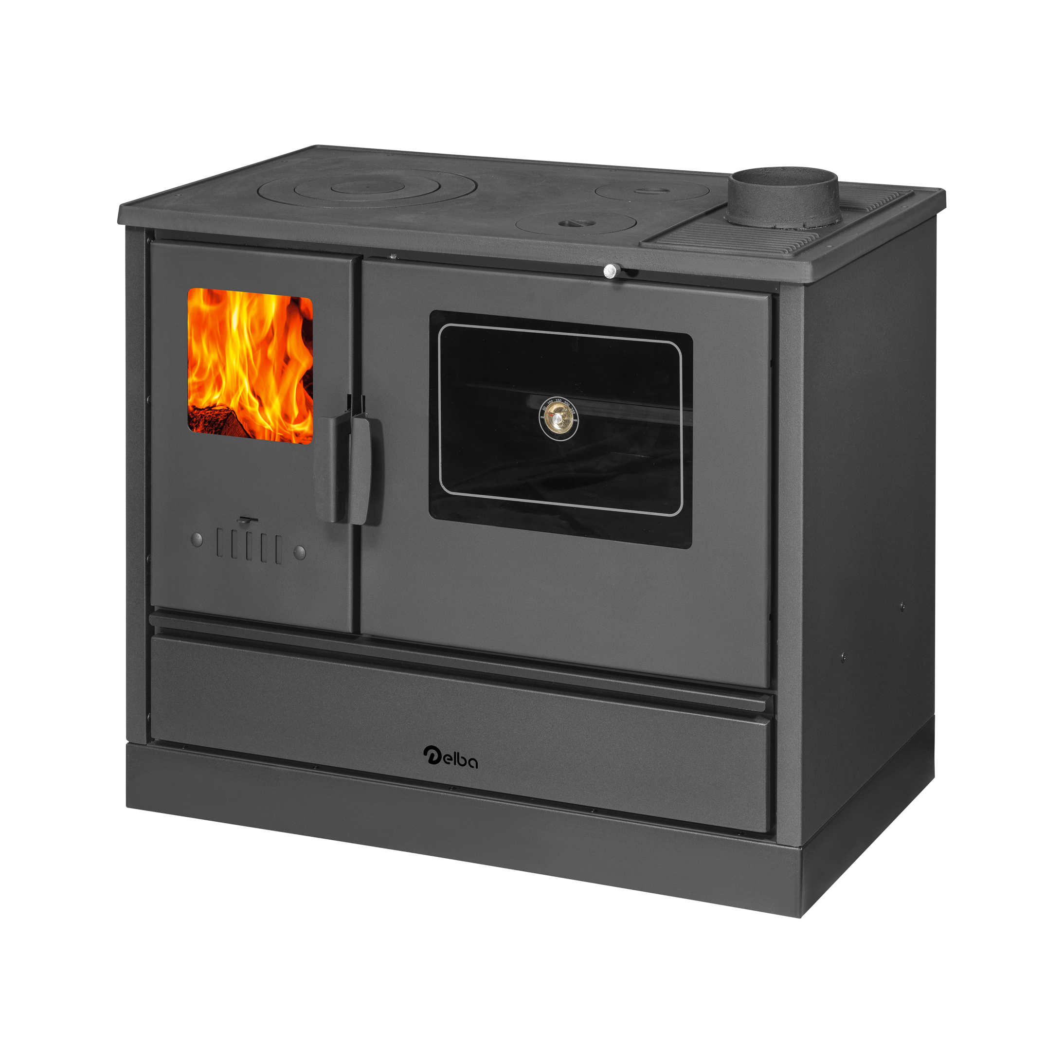 Fogão a Lenha com Forno Detroit