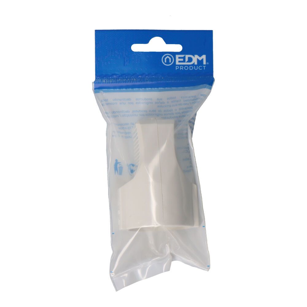 Base aérea t/tl tipo F 10/16A 250V branco (embalado) - Image 2